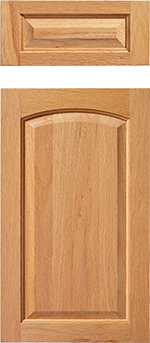 406 Style: Arch Profile: B Panel: P1 Outside Edge: OS-2 Wood: Red Oak